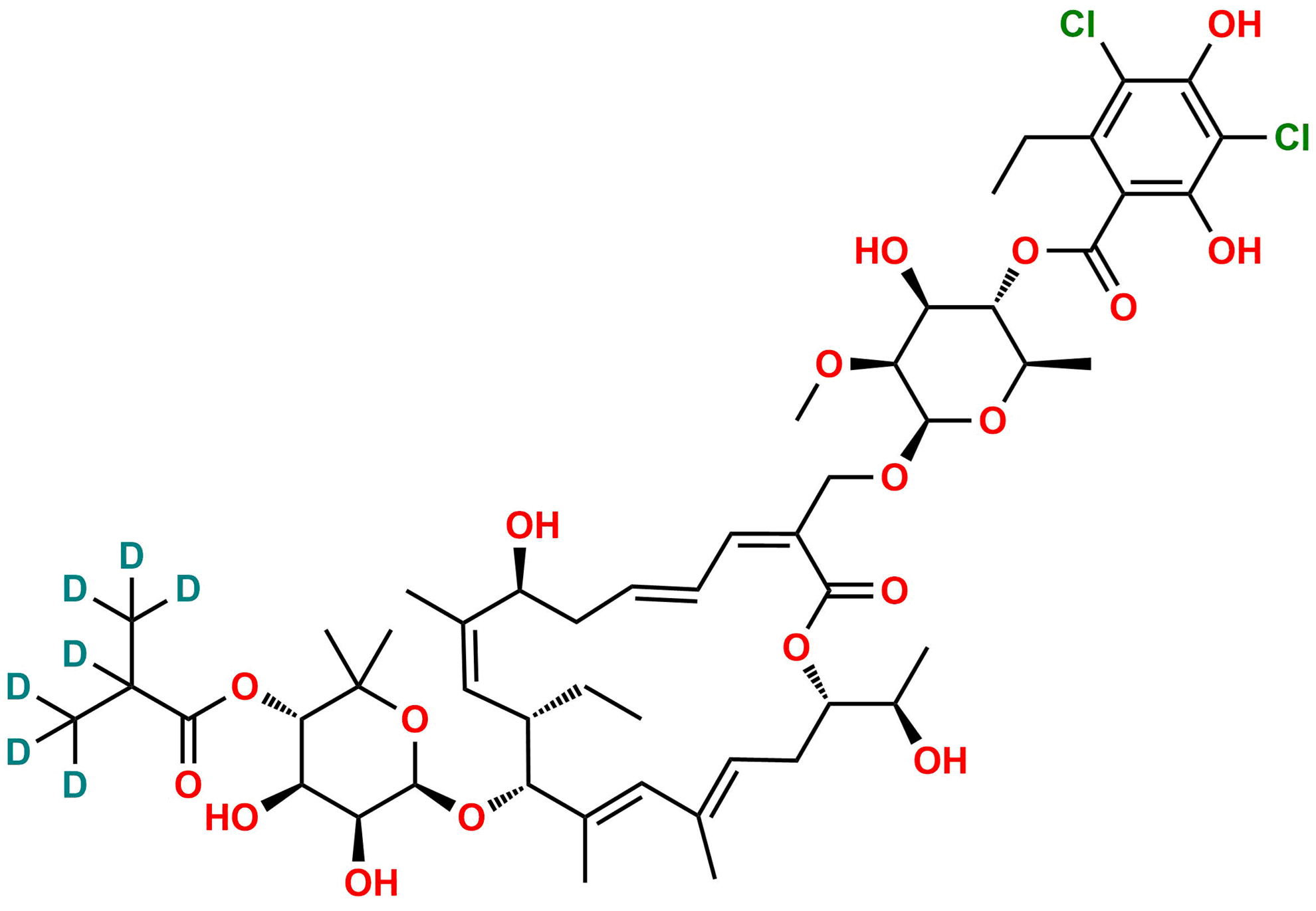 Fidaxomicin D7